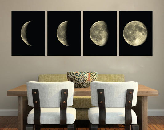 4 Pieces Moon Phases Set